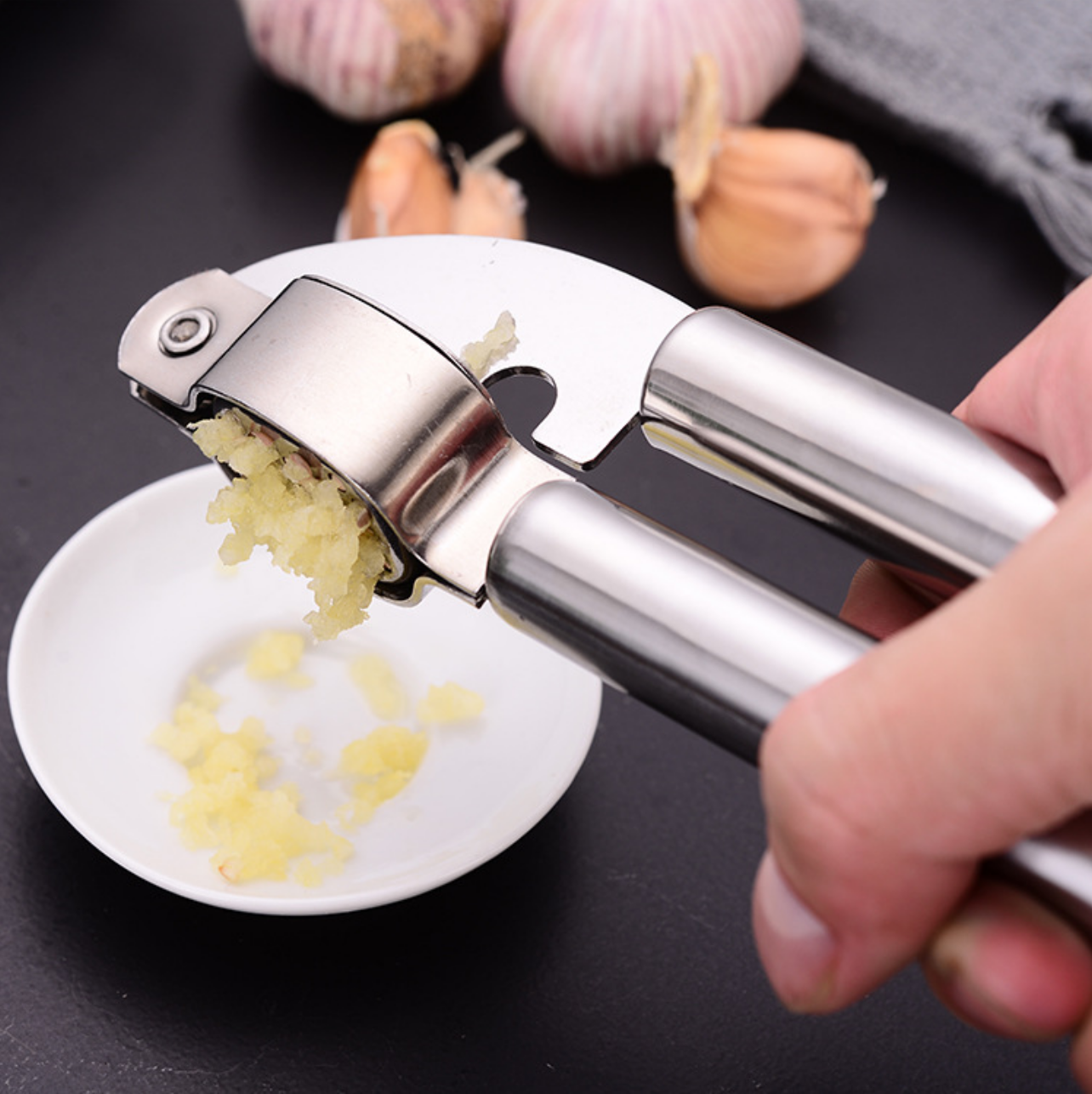 Wholesale Stainless Steel Garlic Press Manual Smart Kitchen Tool & Ware PC Vegetable Presses