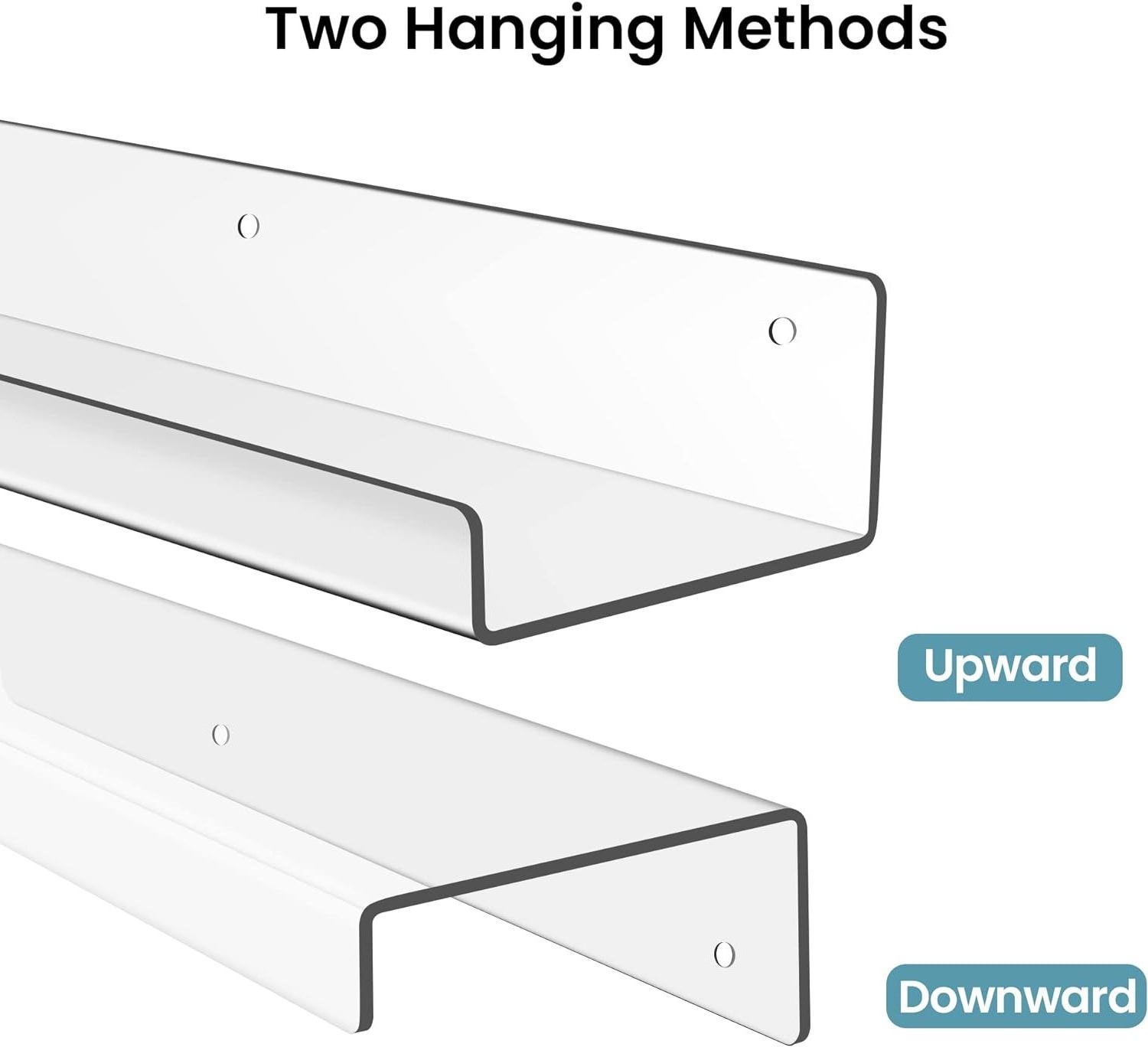 Clear Acrylic Shelves for Wall Storage 15