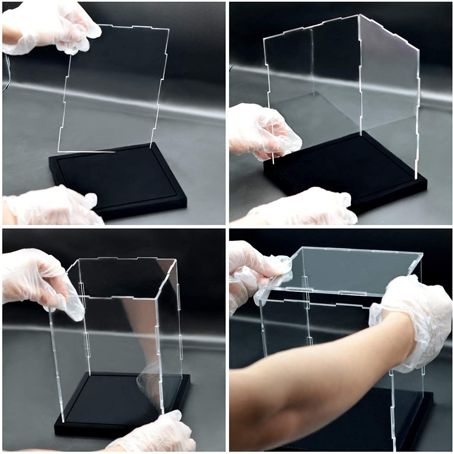 Acrylic storage box trophy hand-made meaningful protection box