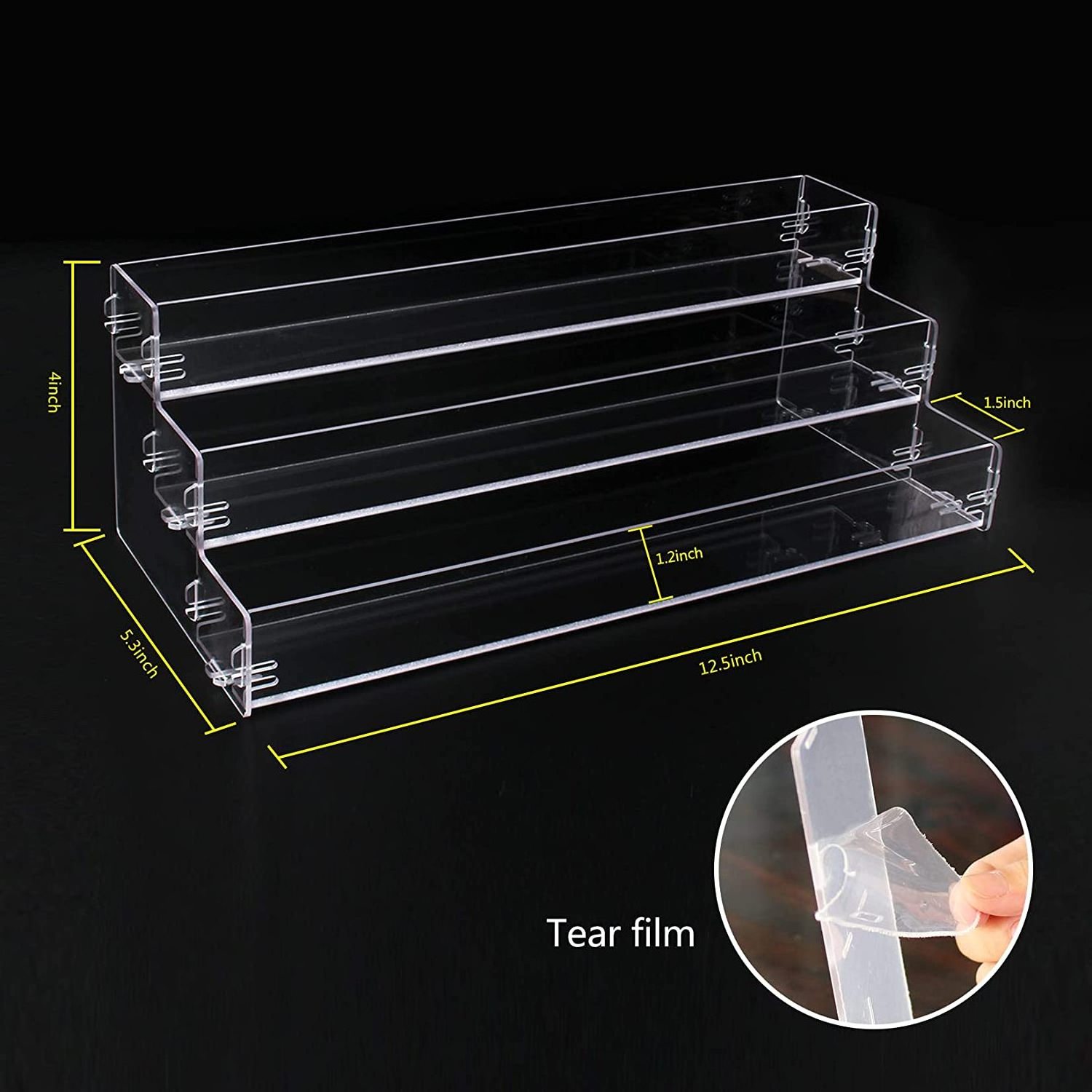 Nail polish multifunctional storage rack Transparent acrylic sunglasses bracket countertop display rack cosmetic products