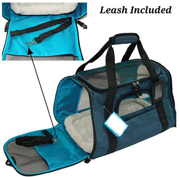 Luxury dog carrier bags Sustainable pet carriers travel products Windproof pet carrier bag for travel