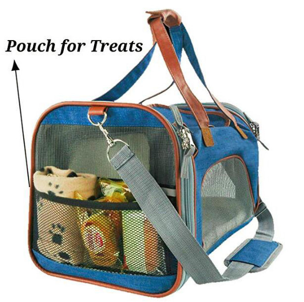 Soft Sided pet carrier airline approved pet supplies pet carrier bag for travel