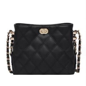 wholesale pu leather Mini Crossbody Purse Women's Diamond Quilted shoulder bag with chain strap