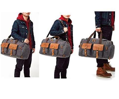 waterproof duffle bag canvas travel bags luggage weekender bag for men