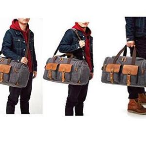 waterproof duffle bag canvas travel bags luggage weekender bag for men