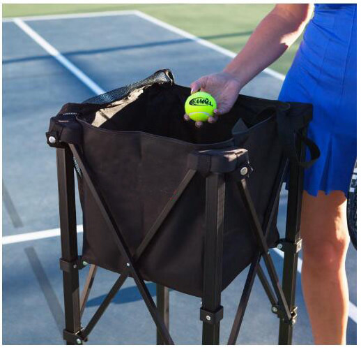 Large Capacity travel cart bag tennis ball bag custom logo nylon Tennis cart bag for Holds 150 Balls