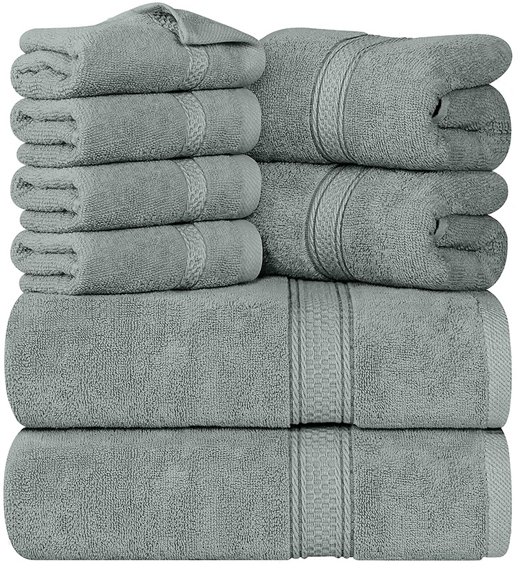 Customizable Embroidered Logo Adults Children's 100% Cotton Hotel Bathroom Hand Face Set Microfiber Soft Bath Towels