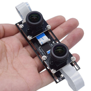 HD 1080P Fisheye Wide-angle Flexible Synchronization Stereo Webcam Dual Lens 30FPS USB Camera Module 3D Video VR Virtual Reality