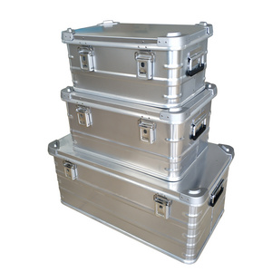 1mm camping outdoors silver custom aluminum storage box with aluminum corners