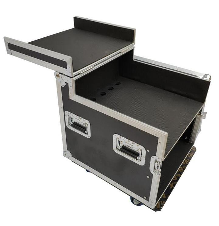 Exhibition used aluminum road cases transportation tool box plywood flight case