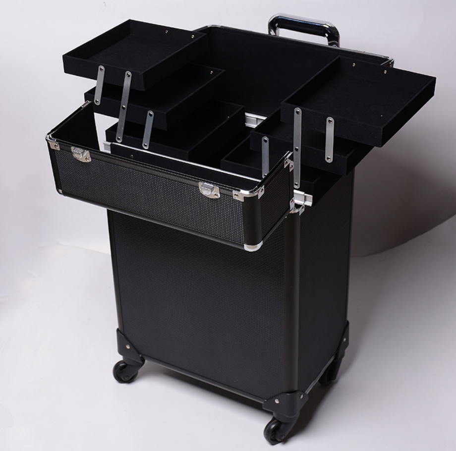 14 inches trolley makeup case with large room