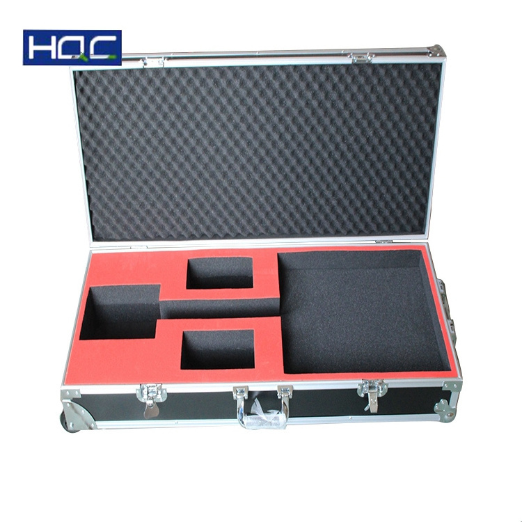 Hot-sale hard custom aluminum musical instrument case for carrying guitar