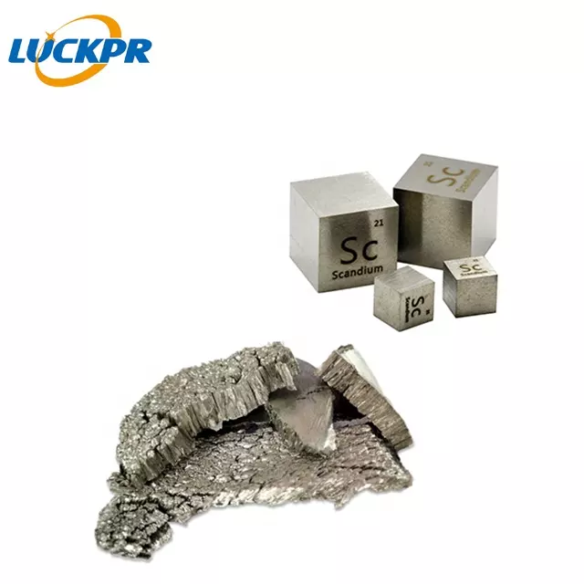 High Purity Scandium Metal With Competitive Price Rare earth Scandium Target