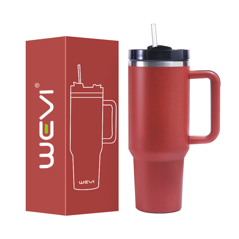 WeVi Custom logo 40 oz engraved quencher h2.0  tumbler 40oz stainless steel travel mug with hand