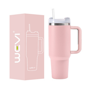 WeVi Custom logo 40 oz engraved quencher h2.0  tumbler 40oz stainless steel travel mug with hand