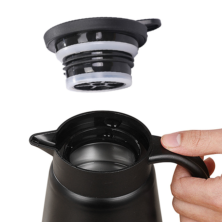 680ml 880ml Double wall insulated vacuum stainless steel water kettle thermal coffee pot with tes infuser