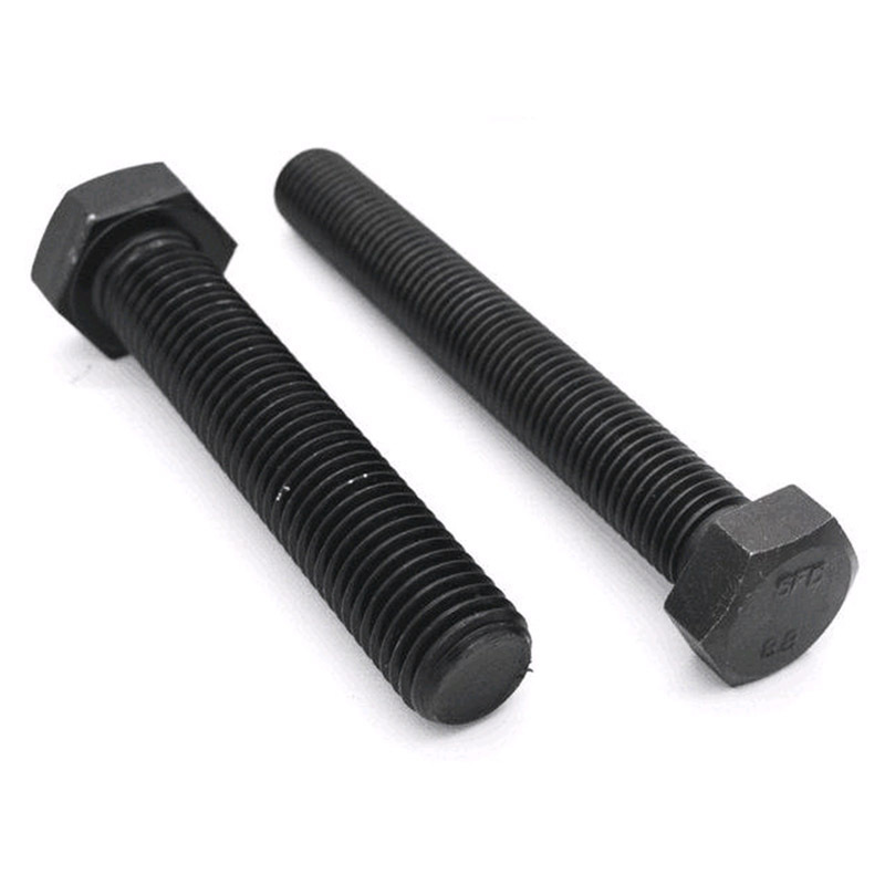 High Tensile DIN933 Carbon Steel Hexagon Head Bolt/Bolts Black Oxide Surface Treatment Grade 8.8