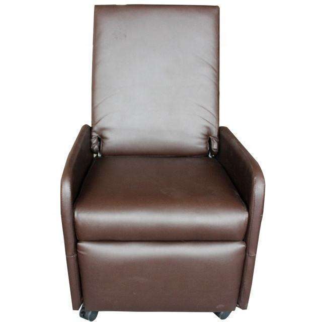 High Quality Customized Manual Folding Push Back Recliner Chair With Wheels