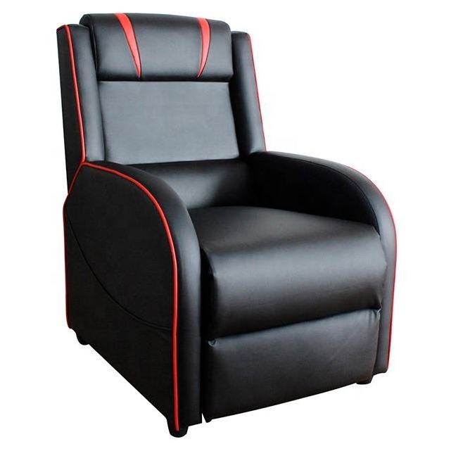 Pu Leather Adjustable Single Recliner Sofa Home Theater Seating Gaming Recliner Reading Chair Recliner Chair For Bedroom