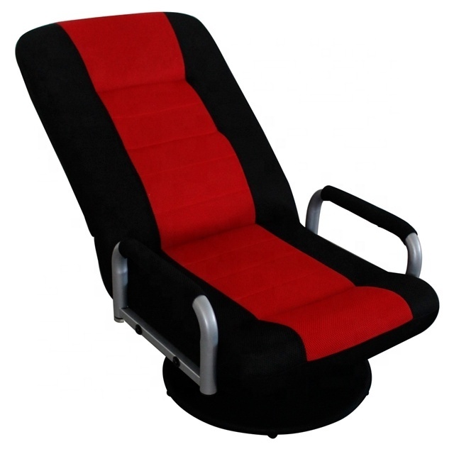 Mesh Fabric Swivel Folding Floor Gaming Chair Available for Mail Packing