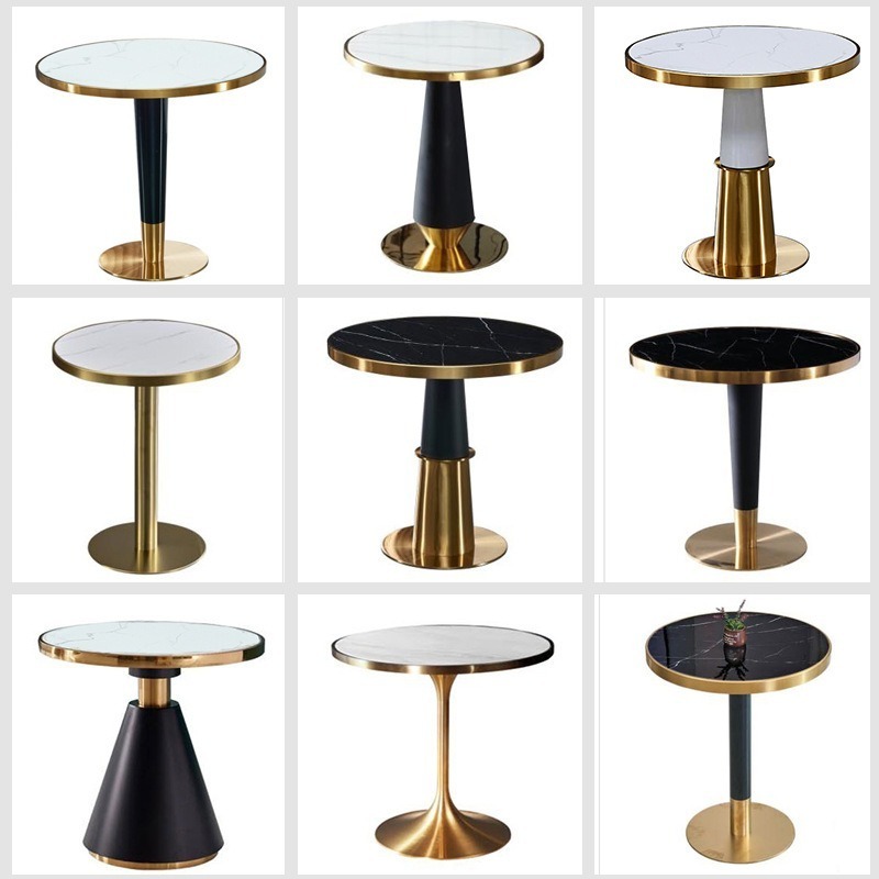 Bistro Tables Fast Food Dining Cafe Marble Restaurant Bistro Table Furniture