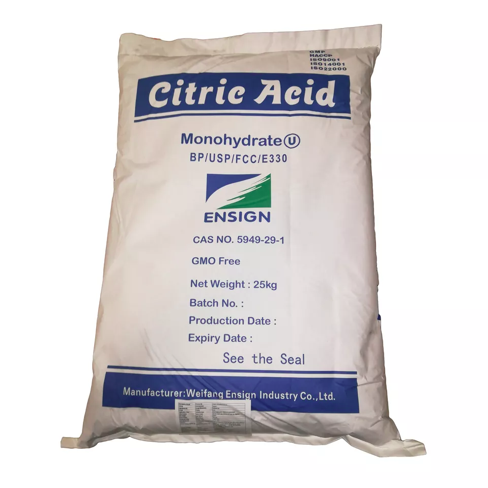 Monohydrate/Anhydrous Citric Acid for Food Additive