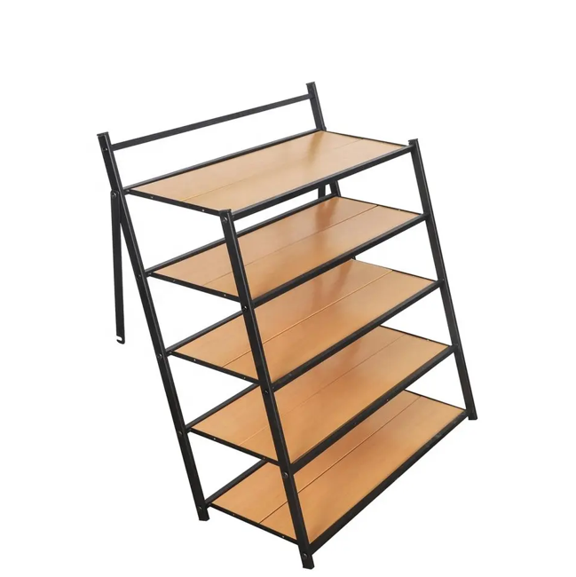 High Quality Durable Using Various China Wholesale Storage Holders Racks Shoes 360 Rotating Metal Shoe Rack