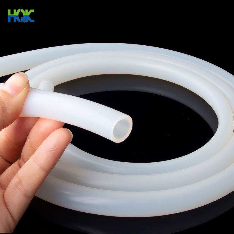 Industrial custom silicone hose high temperature silicon clear tubes thin wall soft flexible silicone tubing