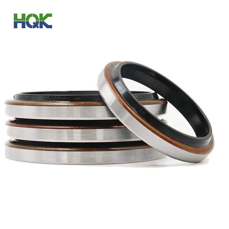 High Pressure Resistant Dustproof NBR Rubber Metal Wheel Hub Rod Oil Seal for Heavy Truck