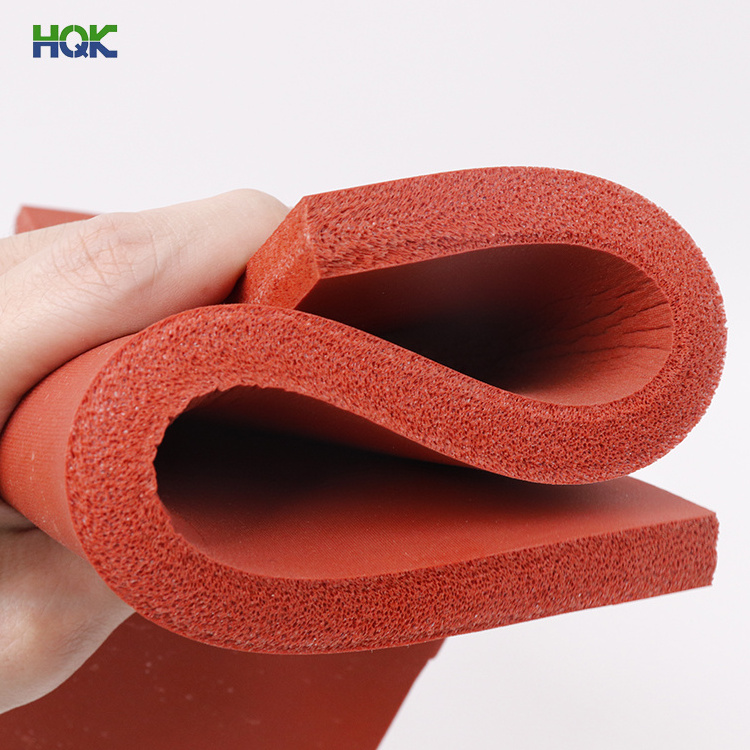 Custom size waterproof enclosed cell Industrial grade silicone foam sheet foam roll