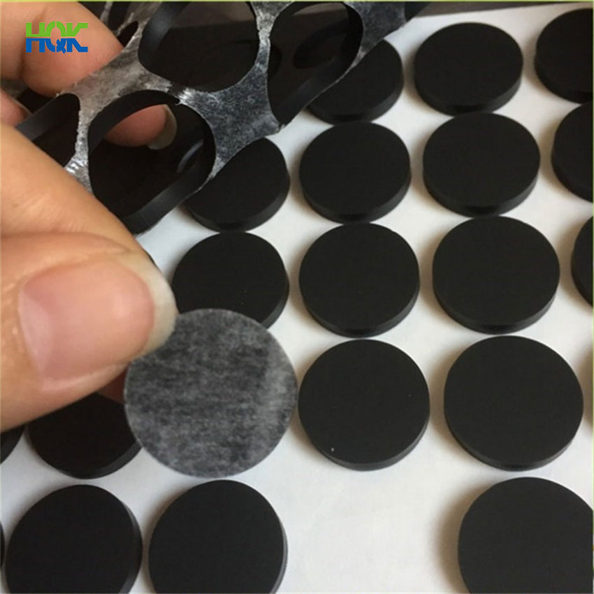 Factory Customized Die Cutting Self Adhesive Silicone Rubber Feet Pad cheapest Non-slip Silicone Rubber Bumper Foot Pad