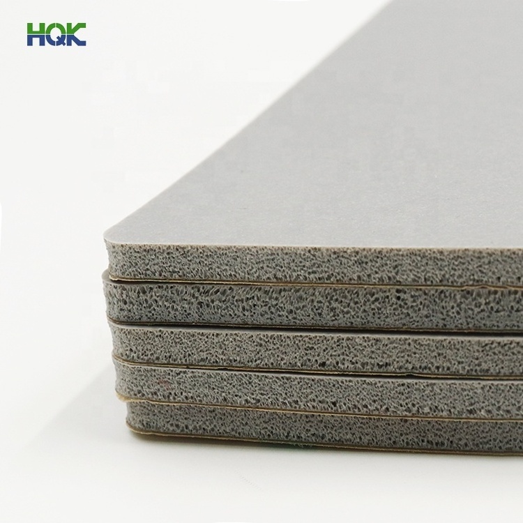 Hot sale customizable foam wall sheet sponge cushion sticky silicone grey foam sheets