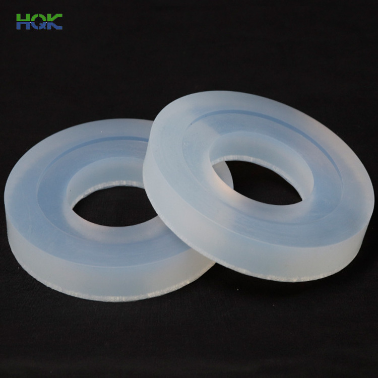 High quality food grade silicone rubber gasket maker custom flat white silicone gasket seal