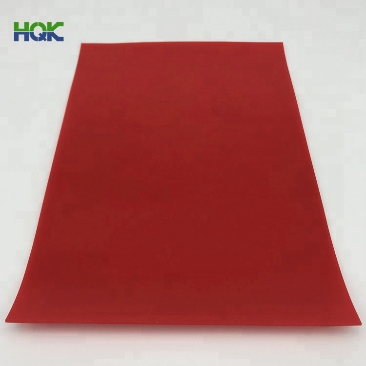 Industrial red silicone sheet high tear resistant silicone rubber mat silica gel plate