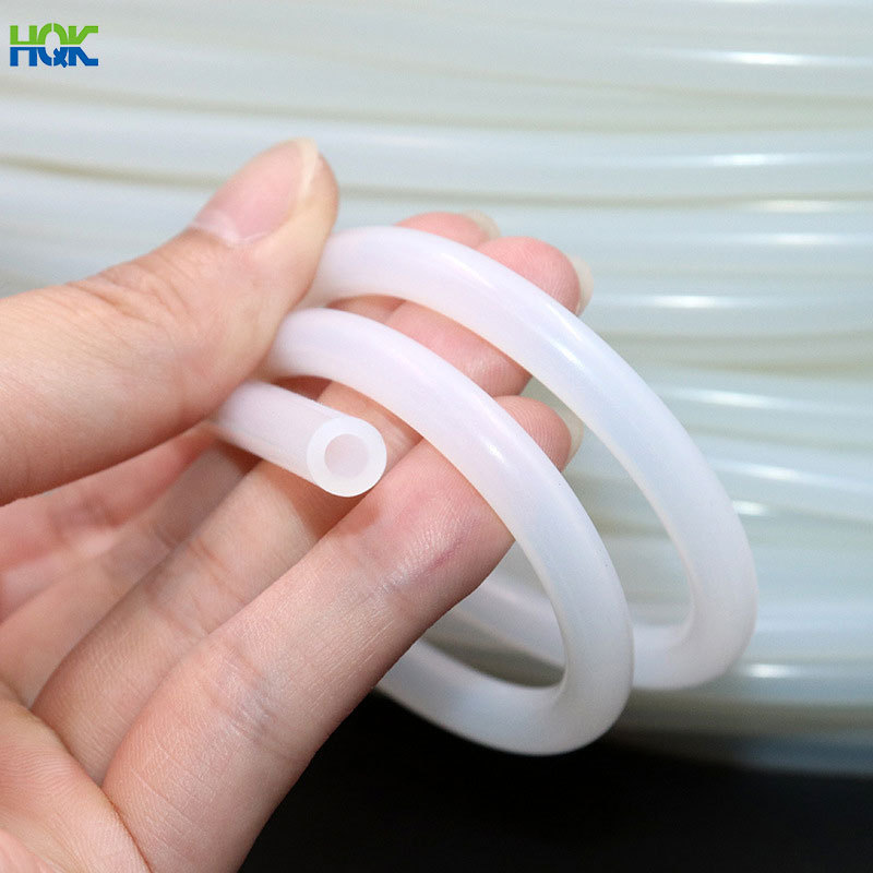 Industrial custom silicone hose high temperature silicon clear tubes thin wall soft flexible silicone tubing