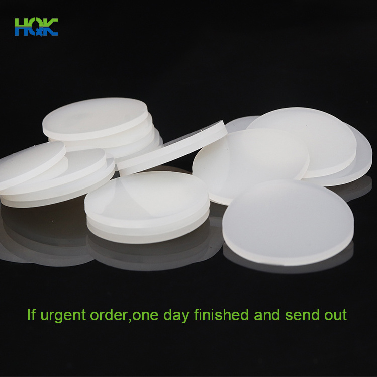 Customize Anti-skid and Shock Absorption Round Rubber Silicone Gasket Silicone Rubber Pad with adhesive