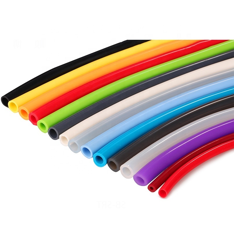 Industrial custom silicone hose high temperature silicon tube thin wall soft flexible colored silicone tubing