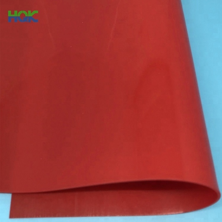 Industrial red silicone sheet high tear resistant silicone rubber mat silica gel plate