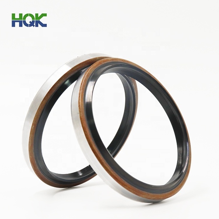 High Pressure Resistant Dustproof NBR Rubber Metal Wheel Hub Rod Oil Seal for Heavy Truck