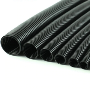 Factory Cheap Black Nylon PA PE PP Plastic Corrugated Tube