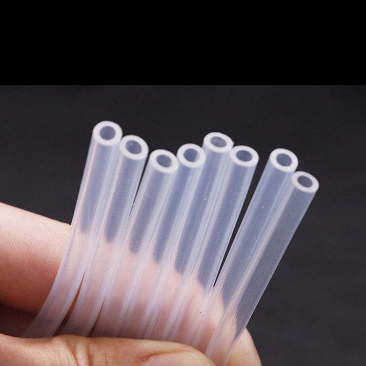 Good price transparent food grade large diameter 20mm 6mm 4mm aquarium led thin wall soft clear gel tubing silicone rubber tube