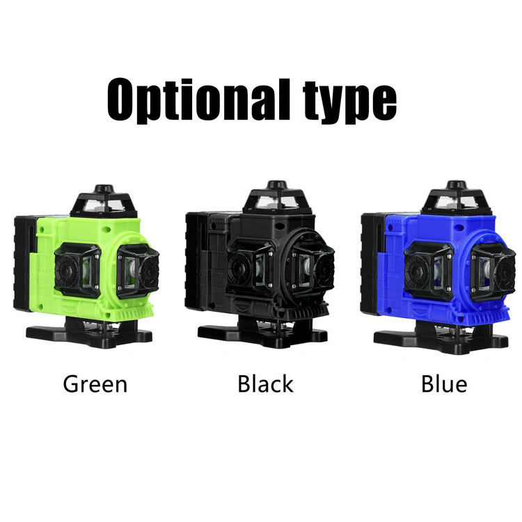 Cordless Green Beam Laser Level 12 Lines 3d Self-Leveling 360 Dewalts Rotating Laser Equipment Self Level Laser Verde 12