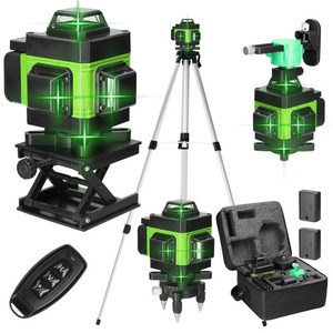 Cordless Green Beam Laser Level 12 Lines 3d Self-Leveling 360 Dewalts Rotating Laser Equipment Self Level Laser Verde 12