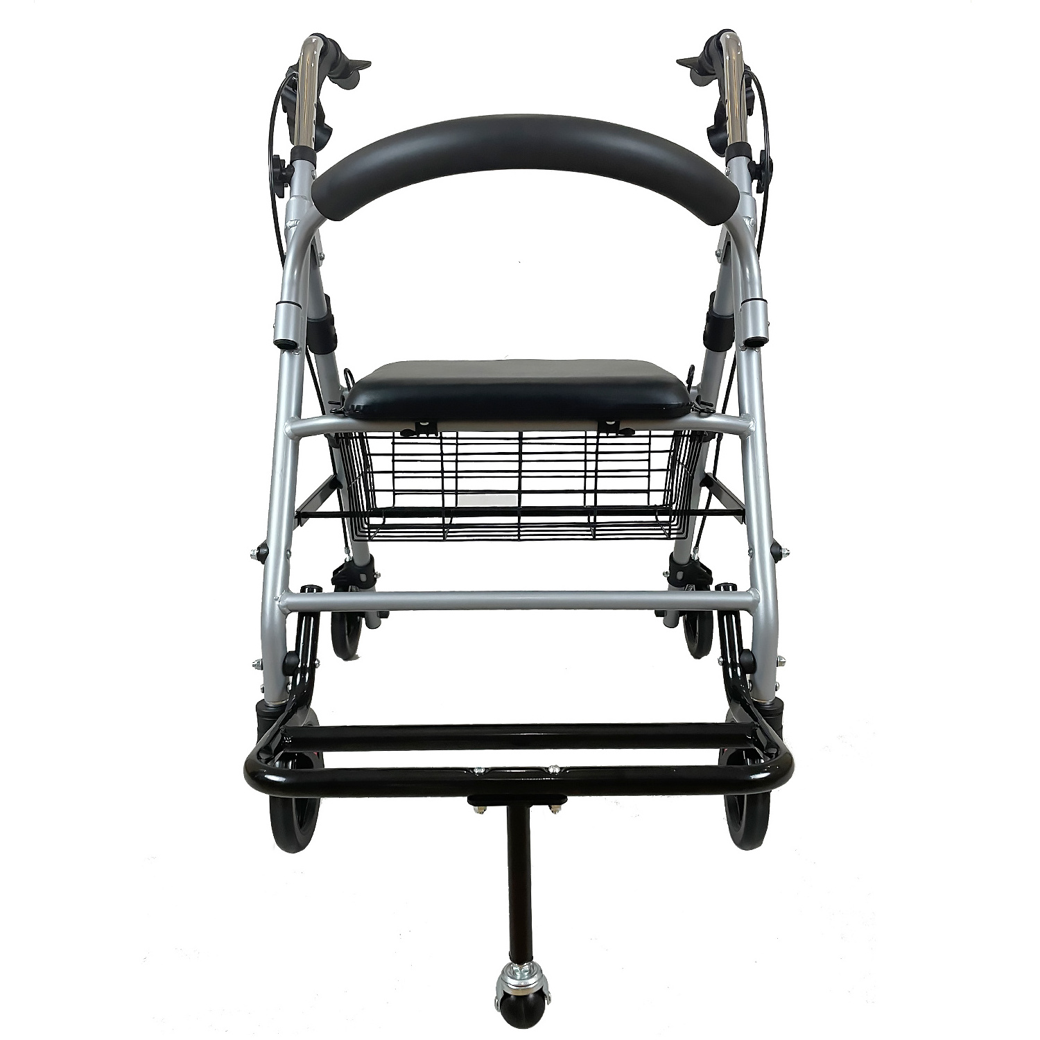 Best Selling Products 2024 Outdoor Disabled Old People Adults Adjustable Walking Aids Folding Rollator Walker For Seniors