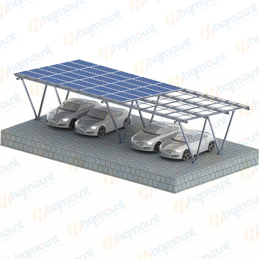 Light Weight Aluminum Solar Carport Systems Commercial and Residential Solar Mounting Structure Carports