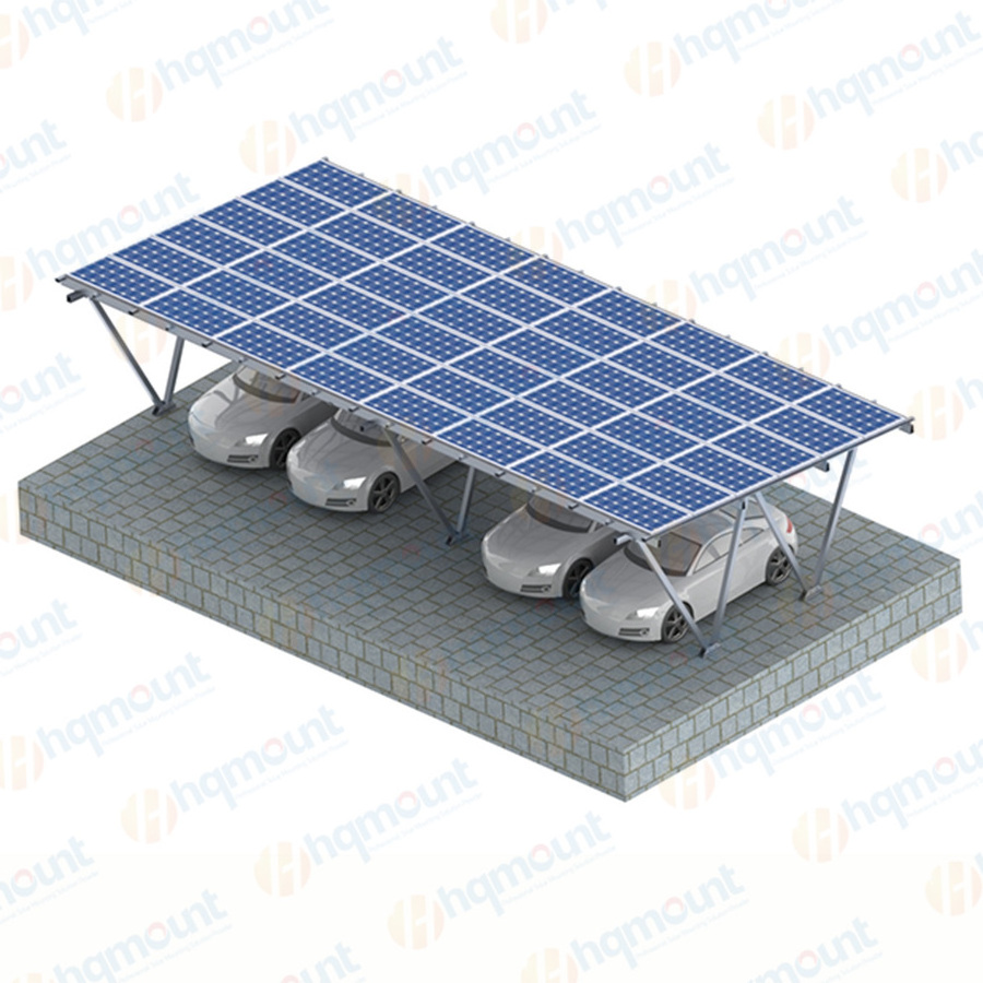 Light Weight Aluminum Solar Carport Systems Commercial and Residential Solar Mounting Structure Carports