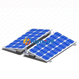 HQ Mount Quick Installation Attractive Price New Type Solar Panels on Flat Garage Roof Ballasted Ground Mount Solar Panels