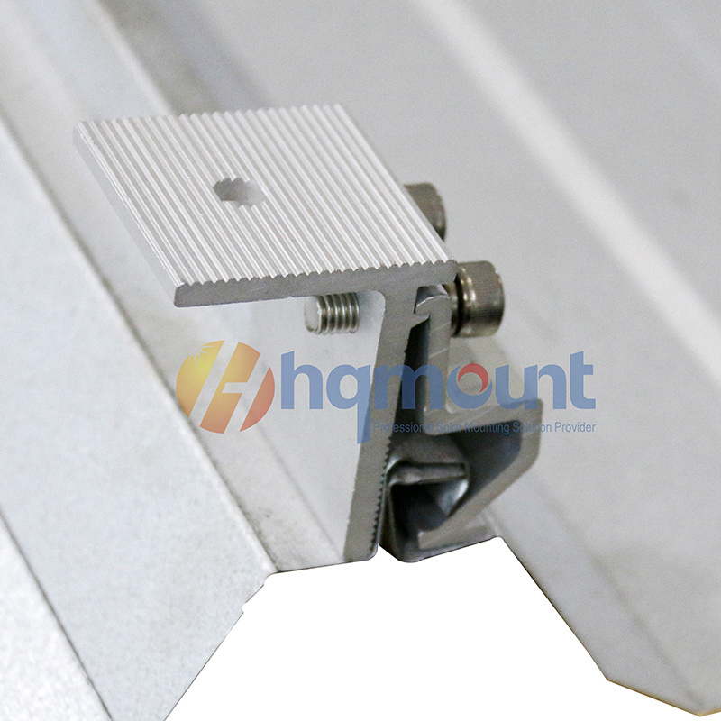 HQ mount Universal Standing Seam Tin Roof Clamp for Solar Panels