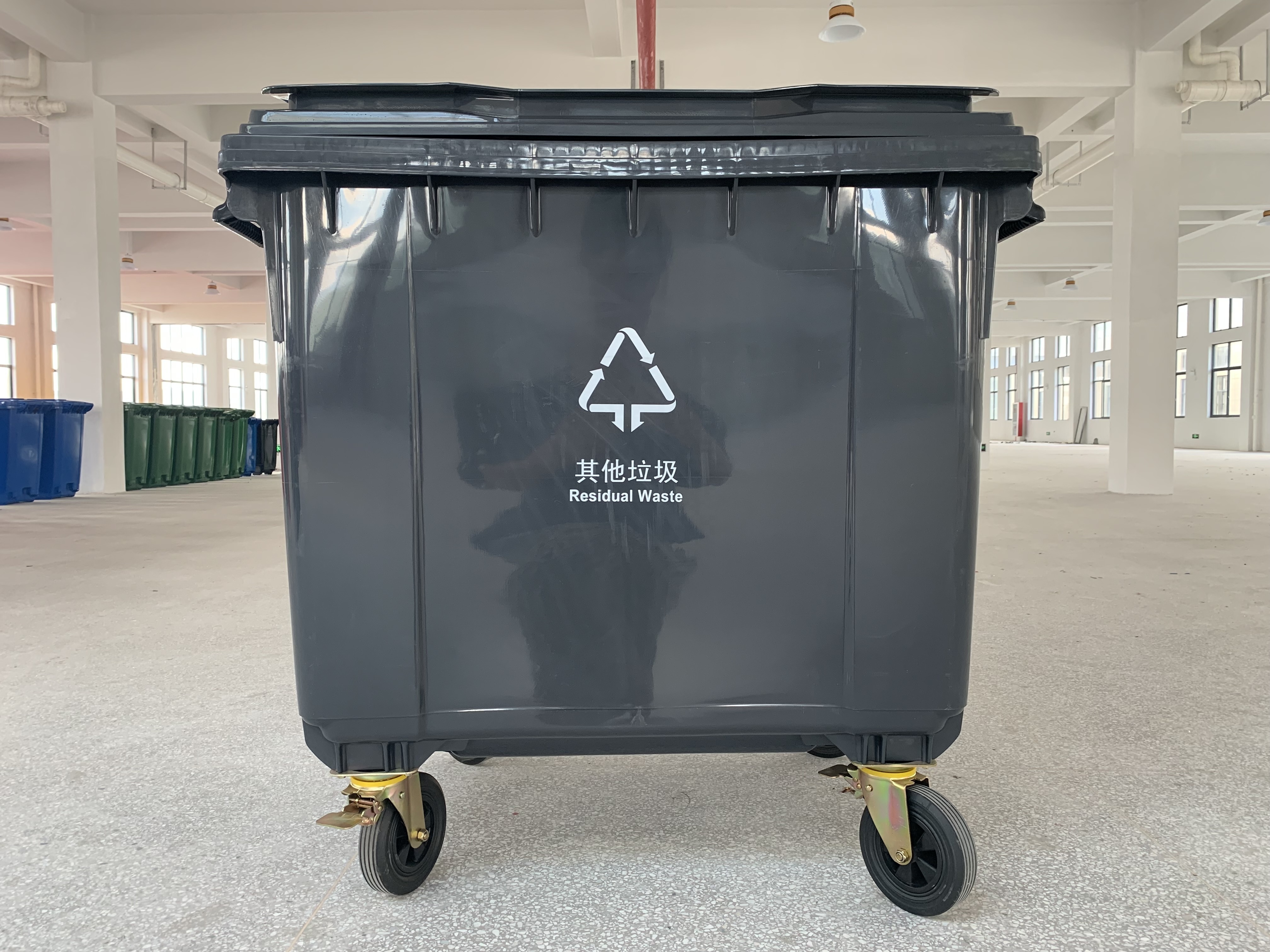 1100 Liter Garbage Container Trash Can Stand Outdoor waste bins 1100 L