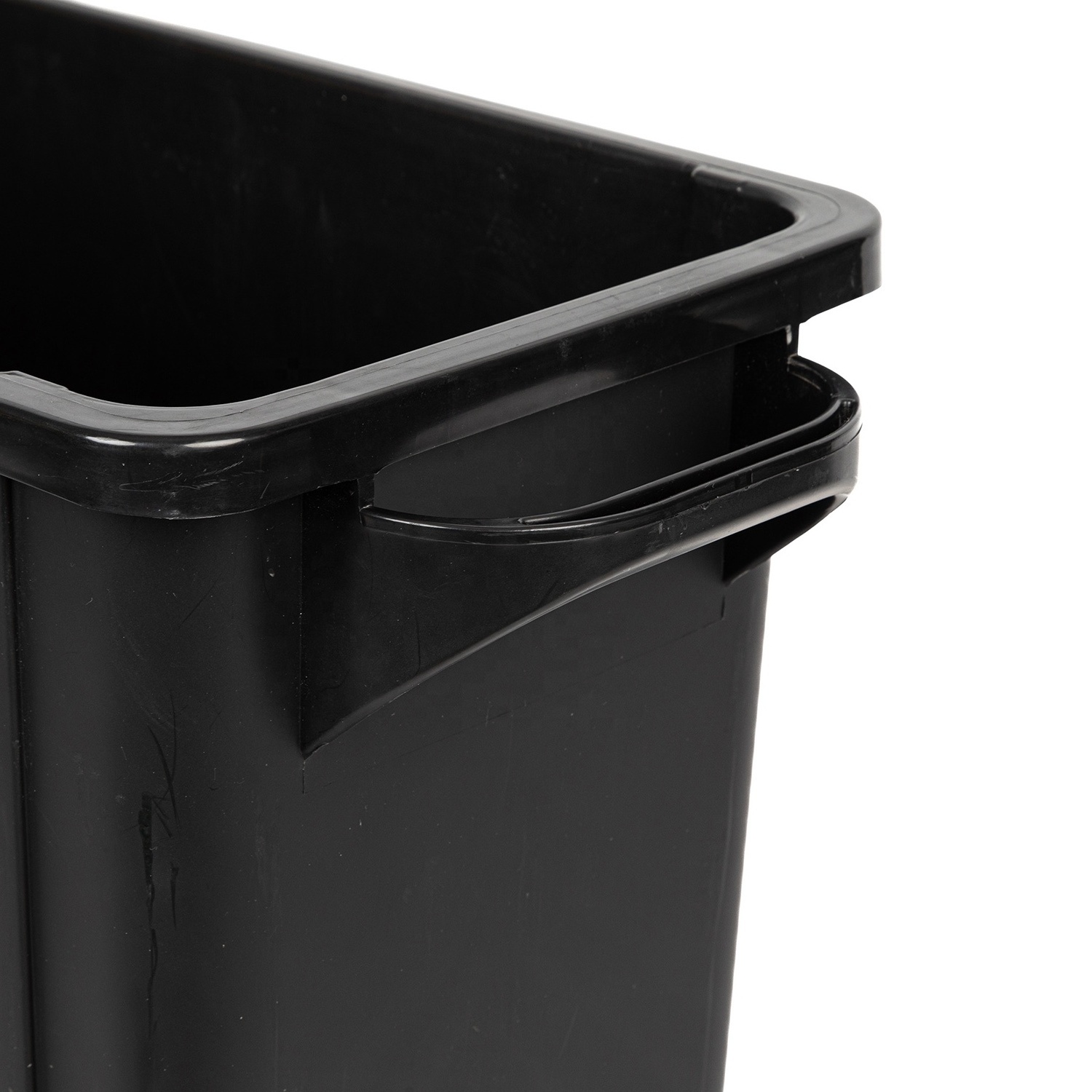 65 Liter Kitchen Trash Can Quadrate Garbage Storage Boxes Waste Bins Plastic